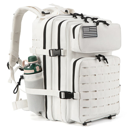 25L or 45L Tactical Hiking Backpack with Bottle Holder