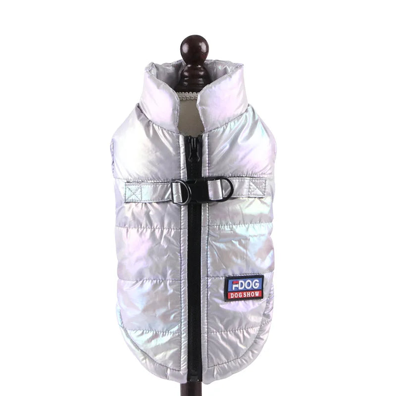 Rainbow Gradient Vest for Small & Medium Dogs Winter Pet Coat