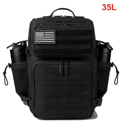 35L MOLLE Tactical Hiking Backpack with Dual Bottle Holders
