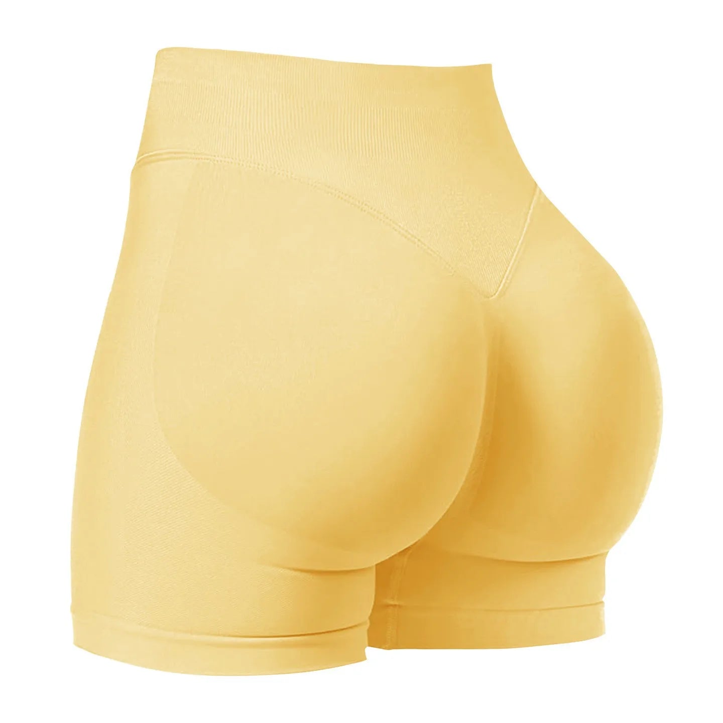 Women's Low Waist Seamless Stretch Yoga Shorts