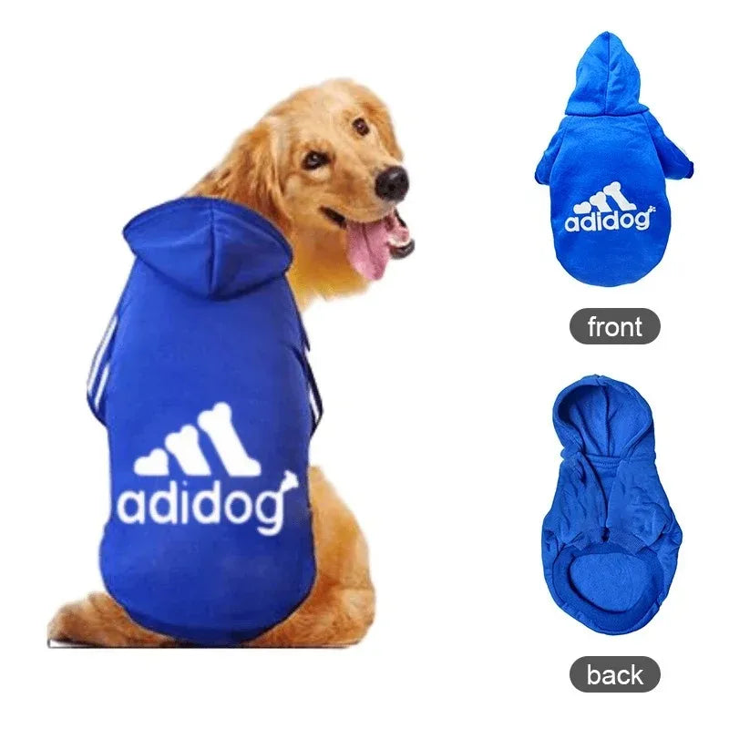 Warm Dog Hoodie Coat for Medium & Large Dogs Winter Pet Clothing