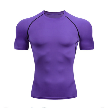 Men's Quick Dry Compression Workout T Shirt