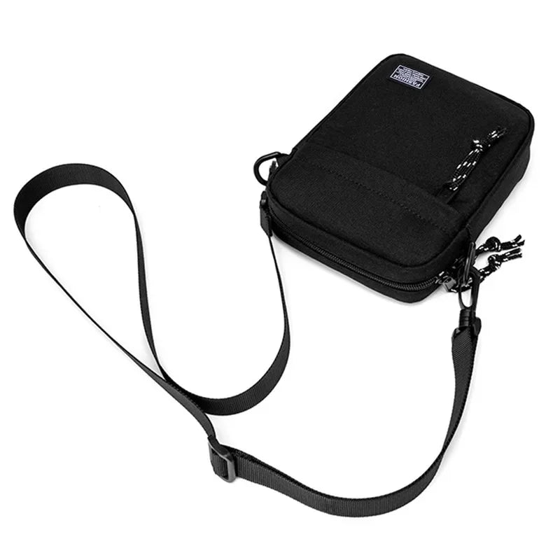Unisex Oxford Cloth Small Crossbody Shoulder Bag Casual Satchel
