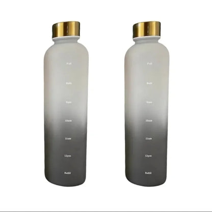 1000ml BPA Free Motivational Sports Water Bottle with Time Marker