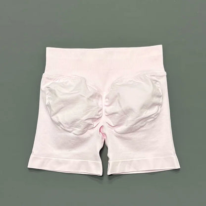 Women Fitness Workout Shorts Yoga High Waist Lift Butt Fitness Shorts Gym Running Sportswear Women Push Up Gym Leggings
