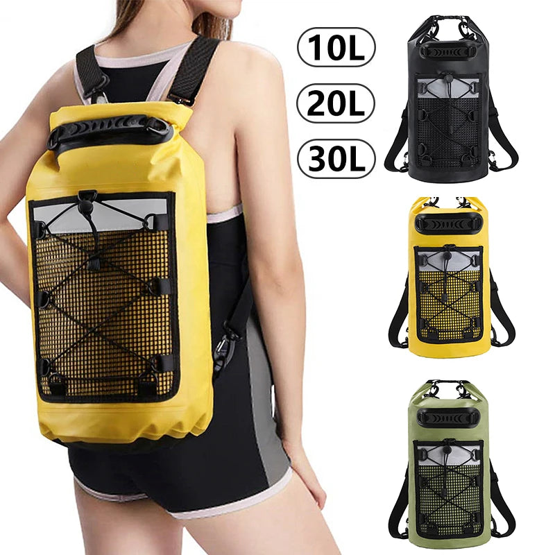20L or 30L Waterproof PVC Dry Bag Backpack