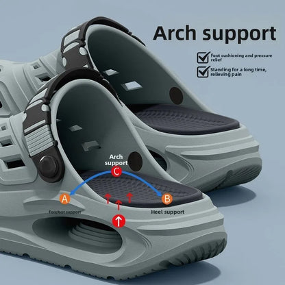 Unisex Arch Support Anti Slip Breathable Summer Clogs