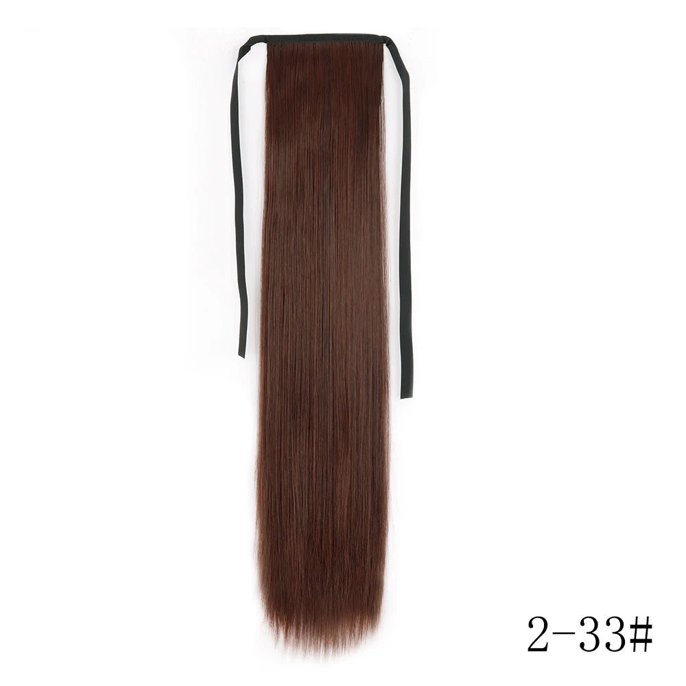 Long Straight Wrap Around Ponytail Hair Extension