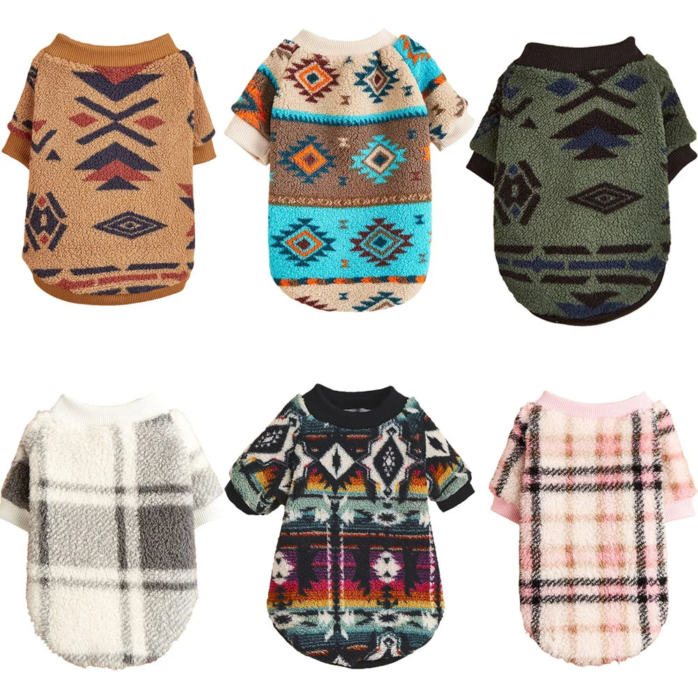 Warm Woolen Sweater for Small Dogs Spring Autumn Pet Clothing