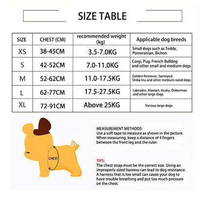 Adjustable Breathable Quick Release Dog Harness
