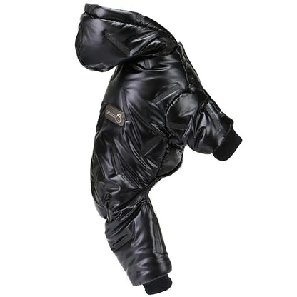 Thick Waterproof Winter Dog Jumpsuit Hoodie for Small Dogs