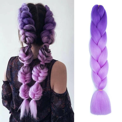 24 Inch Pre Stretched Yaki Braiding Hair Extension