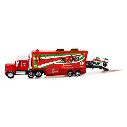 Pixar Cars Character Container Truck Toy Set