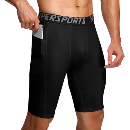 Men's Compression Training and Running Shorts