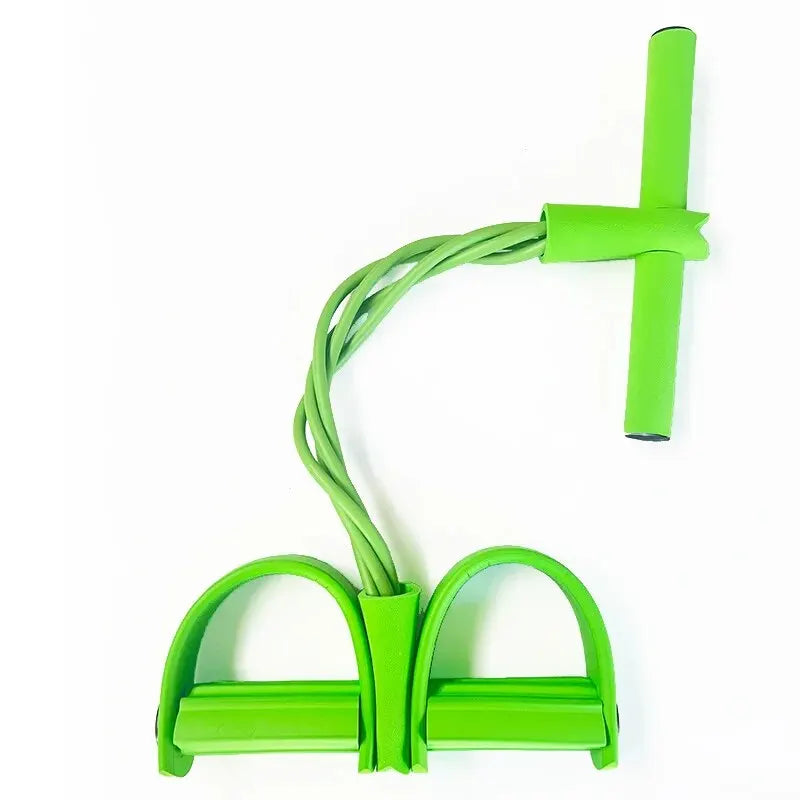4 Tube Pedal Resistance Band for Full Body Training