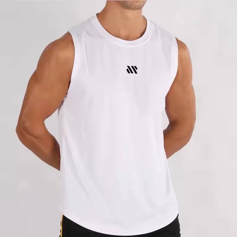Men's Mesh Bodybuilding Stringer Tank Top