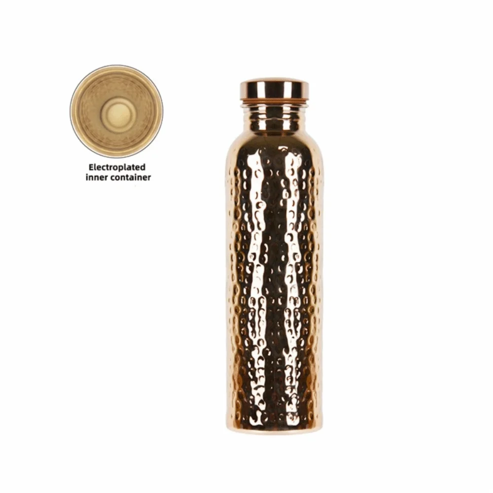 800ml Insulated Copper Water Bottle with One Touch Lid