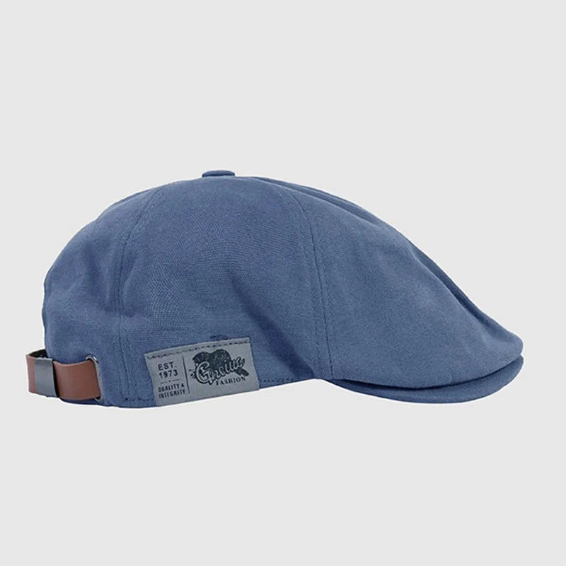 Unisex Vintage British Ivy Newsboy Cap