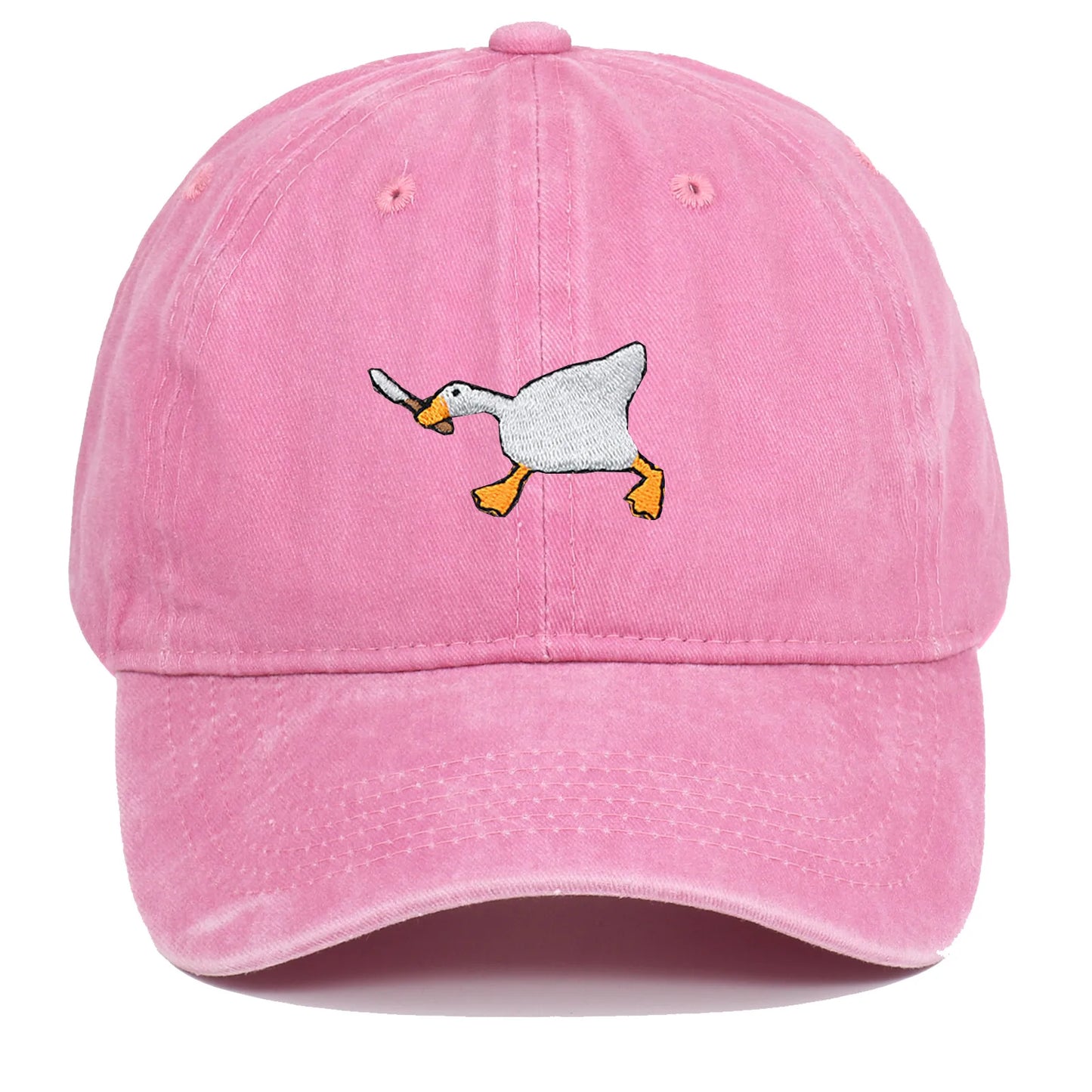 Unisex Embroidered Goose Baseball Cap