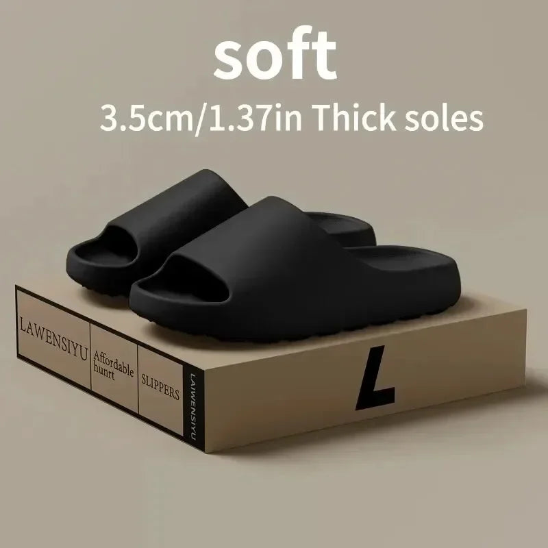 Unisex EVA Thick Sole Summer Slides Beach Sandals