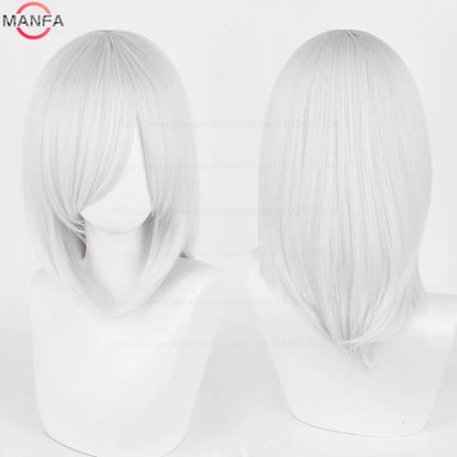 40cm Heat Resistant Anime Cosplay Wig with Bangs