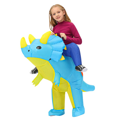 Kids Dinosaur Inflatable Costume for Halloween & Cosplay