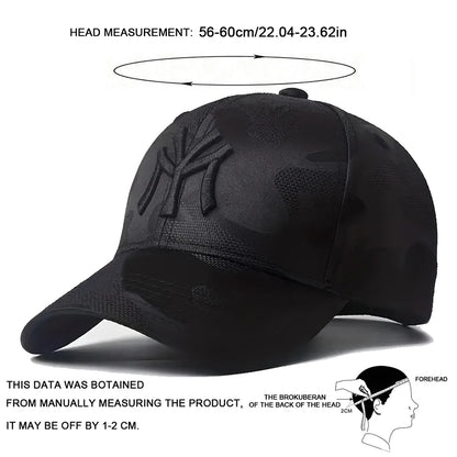 Adjustable Camouflage Embroidered Baseball Cap