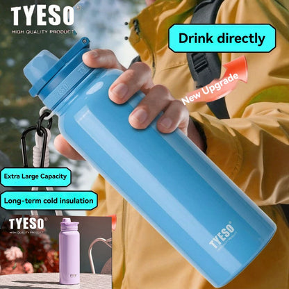TYESO Stainless Steel Insulated Travel Thermos Bottle