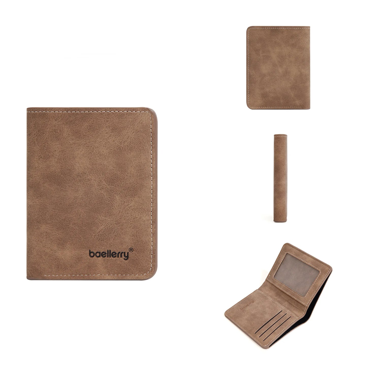 Men's Minimalist Anti Theft PU Leather Wallet
