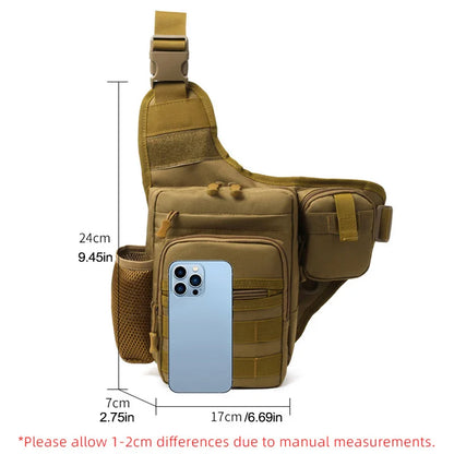 Men's Tactical MOLLE Crossbody Waist Pack