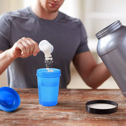 Leeseph BPA Free Leak Proof Protein Shaker Bottle with Mixing Ball