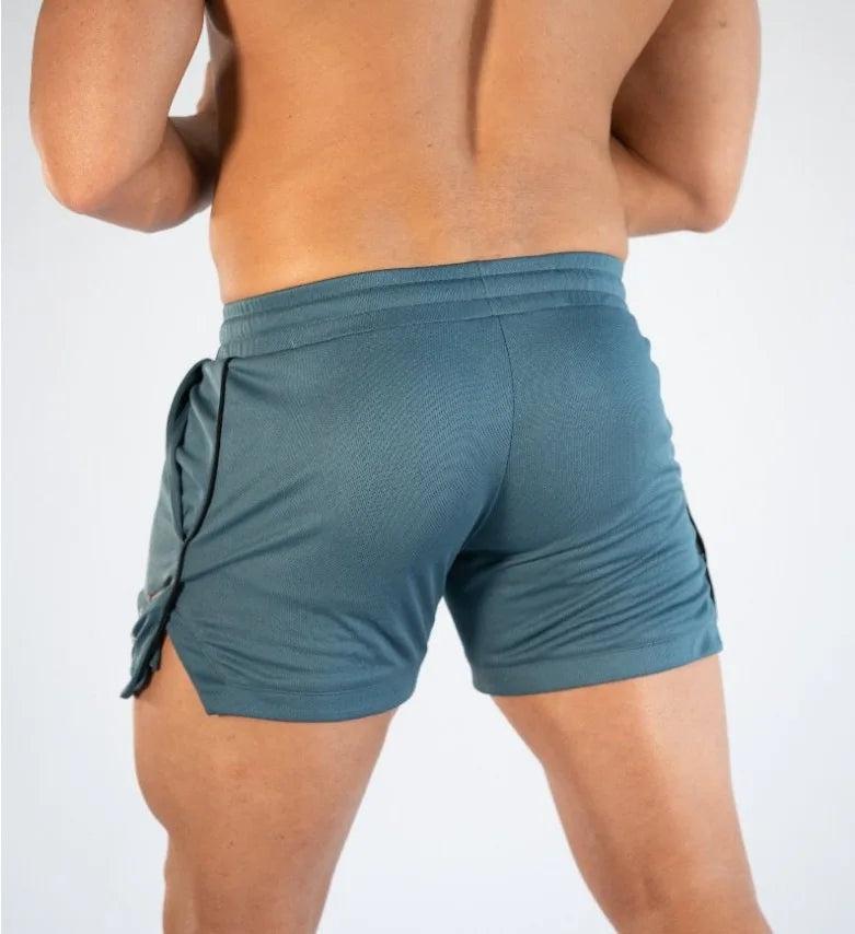 Men's Breathable Mesh Fitness Running Shorts