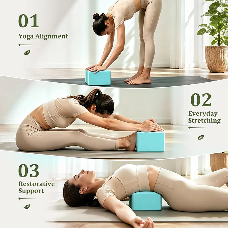 1 Piece High Density Non Slip Yoga Foam Block