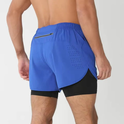 Men's Quick Dry 2 in 1 Running Shorts