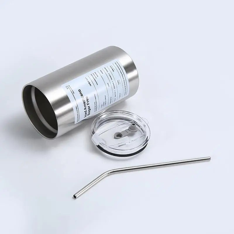 600ml 304 Stainless Steel Insulated Tumbler with Straw