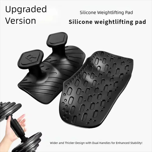 1 Pair Anti Slip Silicone Weightlifting Palm Grips