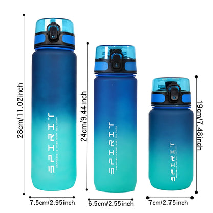 600ml to 1000ml Gradient Sports Water Bottle