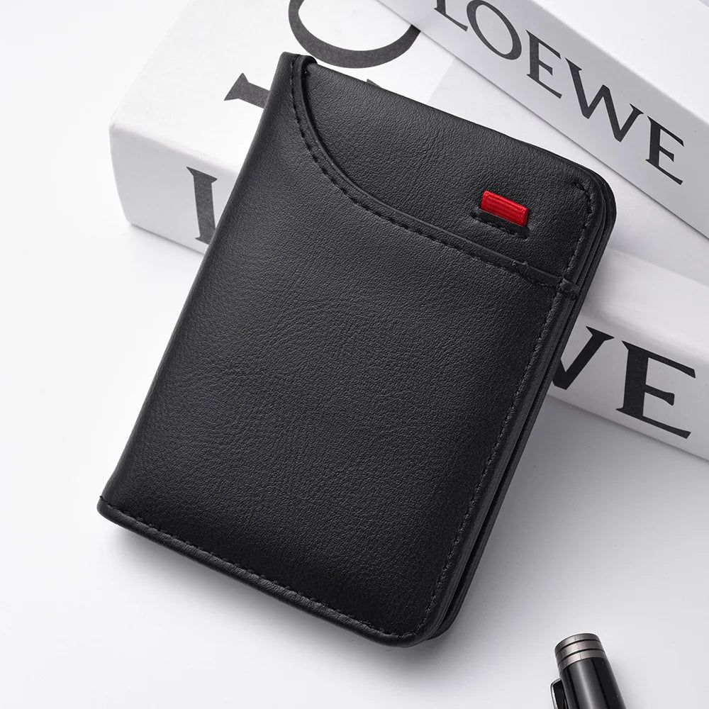 Men's Vertical Multi Card Mini Wallet
