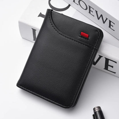 Men's Vertical Multi Card Mini Wallet