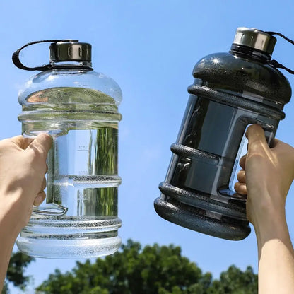 2L Large Capacity PETG Sports Water Bottle with Handle
