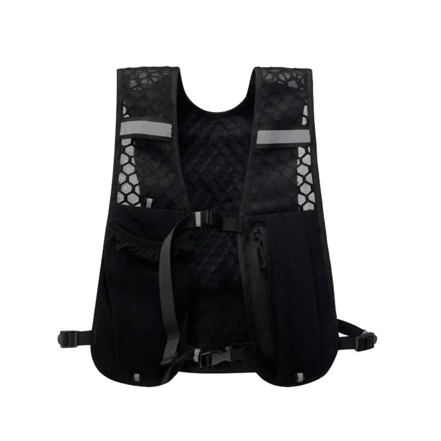 Lightweight Reflective Running Hydration Vest with Phone Pocket