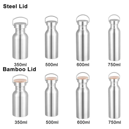 Portable Stainless Steel Cycling Water Bottle