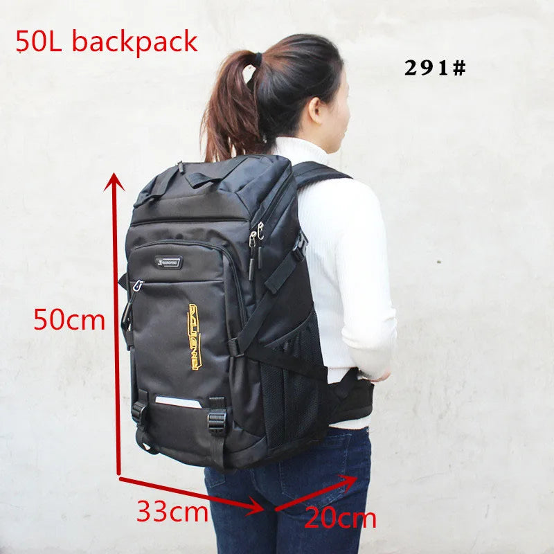 50L or 80L Large Capacity Hiking and Travel Backpack
