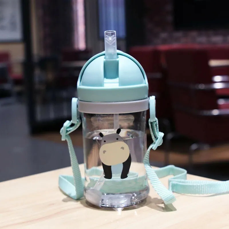 350ml Leak Proof Kids Sippy Cup with Gravity Ball Straw