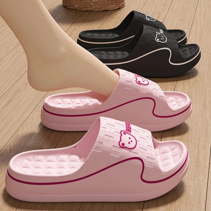Cute Cartoon EVA Slippers for Women Soft Non Slip Summer Shoes