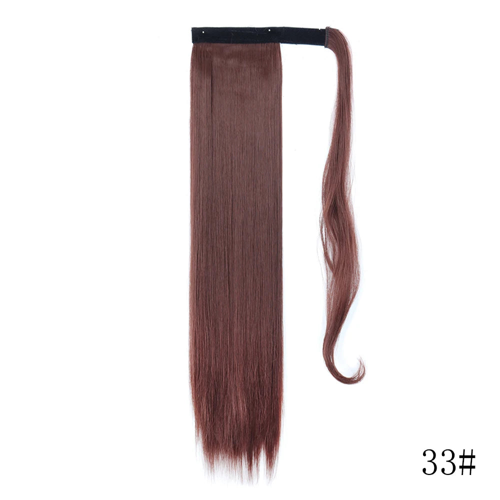 Long Straight Wrap Around Ponytail Hair Extension