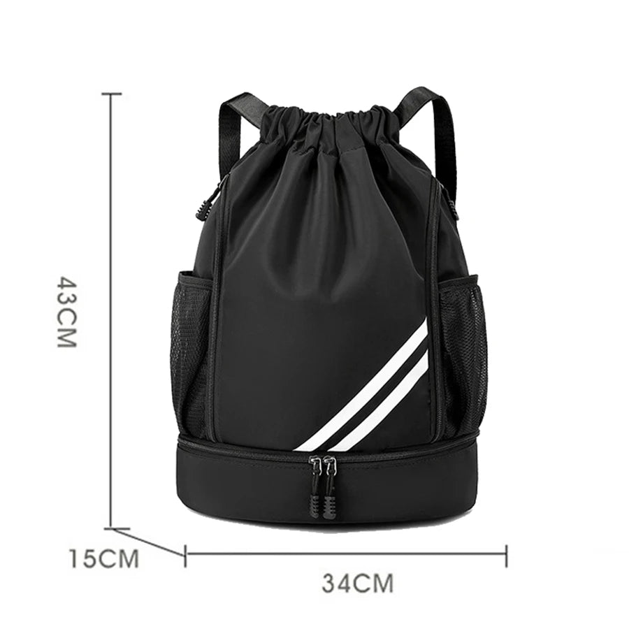 Women's Large Sports Gym Backpack with Shoe Compartment