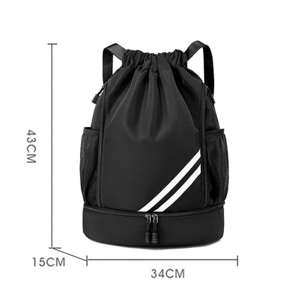 Women's Large Sports Gym Backpack with Shoe Compartment