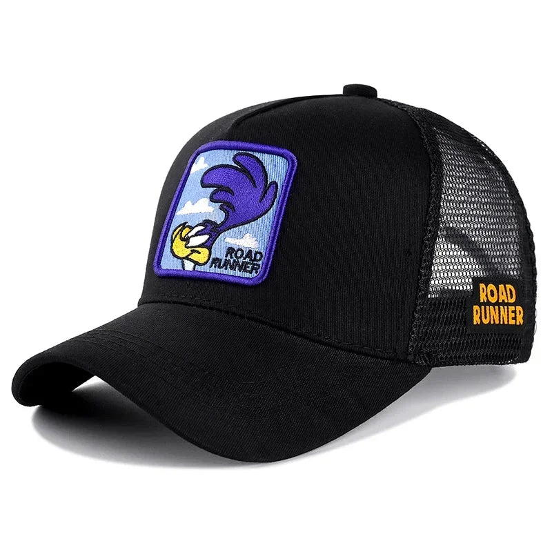 Unisex Anime Cartoon Snapback Trucker Baseball Cap
