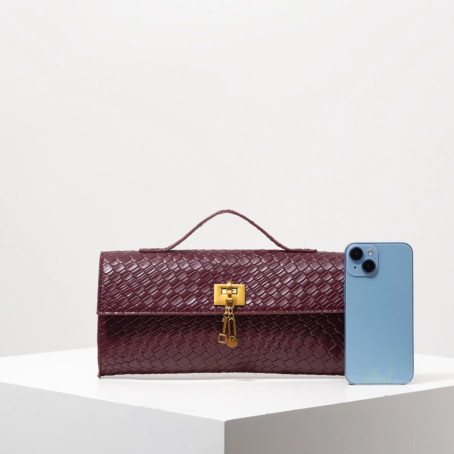 Burgundy Vintage Work Tote Bag for Women